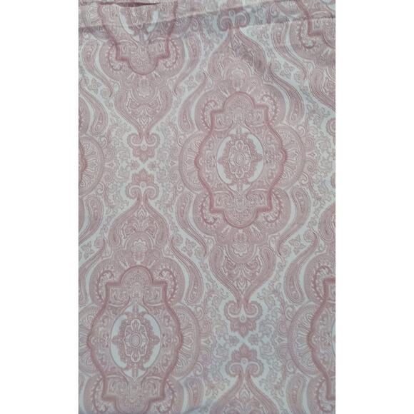 Ralph Lauren RLL Red White Paisley Medallion King Sheet Set Cotton Flaw - Picture 3 of 12